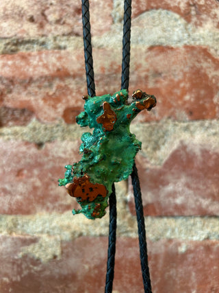 Oxidized Copper Bolo Tie