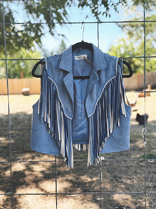 Just Breathe Fringe Vest