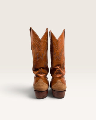 Lizard Tip Cowboy Boots Men’s Size 10.5