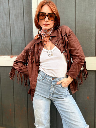 Wish You Didn't Know Fringe Shacket