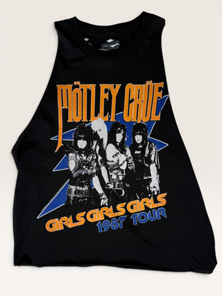 Mötley Crüe Girls Girls Girls Chop Shop Tank