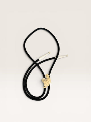 Little Miner of Bone Bolo Tie