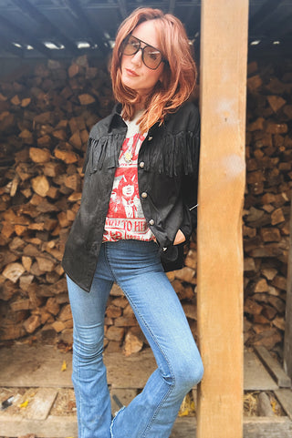 Wish You Didn't Know Fringe Shacket