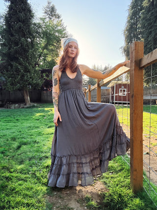 Sunday Halter Maxi Dress