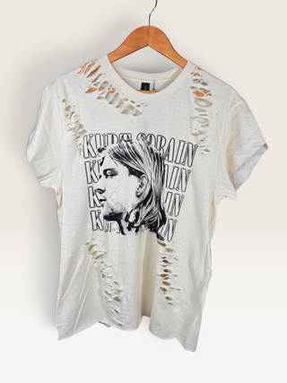 Kurt Cobain Distressed Chop Shop Tee