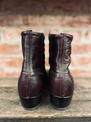 Vintage Abilene Ankle Boots M Sz 11.5 Wide