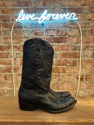 Los Altos Genuine Lizard Men’s Cowboy Boots Size 11 wide