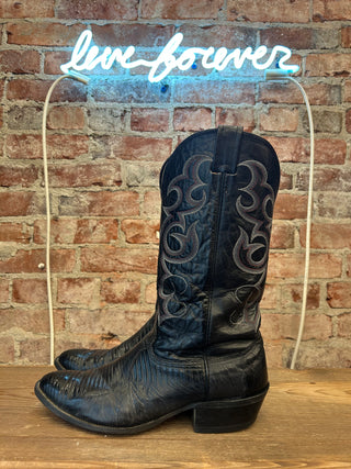 Nocona Lizard Skin Men’s Cowboy Boots Size 10 Wide