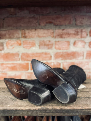 Vintage Nocona USA Teju Lizard Cowboy Boots W Sz 5.5