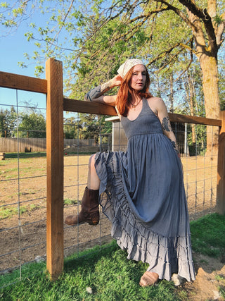Sunday Halter Maxi Dress