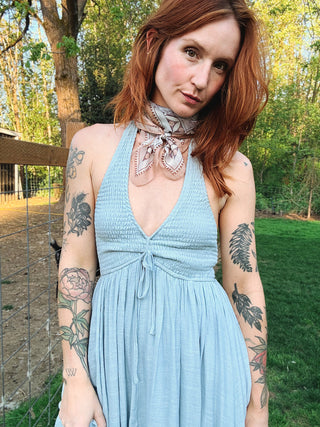 Sunday Halter Maxi Dress