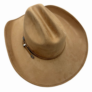 Dutch Cattleman Faux Suede Cowboy Hat Camel