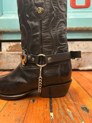 Thunderbird Concho Boot Harness Chain Strap