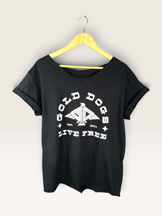 Gold Dogs Live Free Chop Shop Tee