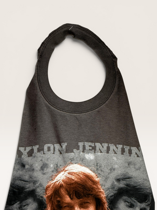Waylon Jennings Chop Shop Halter Top Tank
