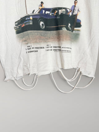 Beastie Boys Distressed Crop Top Chop Shop