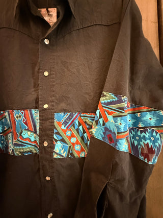 Vintage Men’s Medium Snap Up