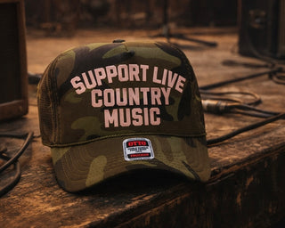 Support Live Country Music Trucker Hat