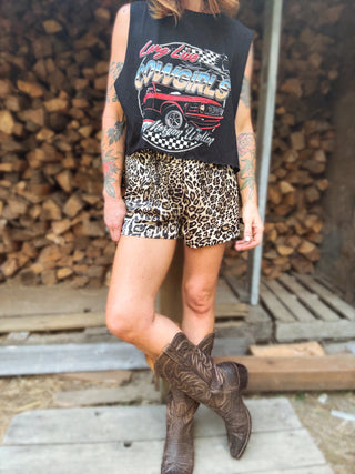 Junkhead Leopard Boxer Short