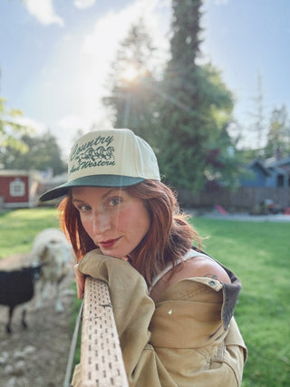 Country and Western Two Tone Trucker Hat