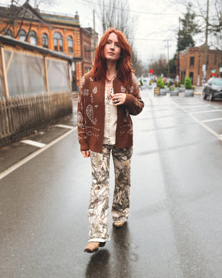 Road Runner Paisley Sweater