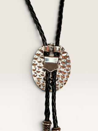 Vintage Black Onyx in Metal Bezel