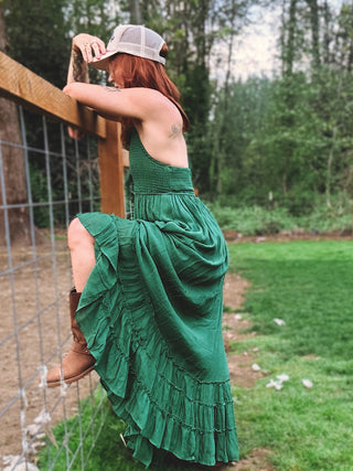 Sunday Halter Maxi Dress
