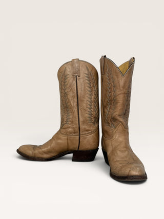 Tony Lama Genuine Leather Men's Cowboy Boots Size 10