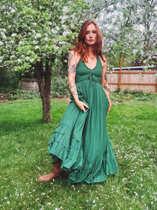 Sunday Halter Maxi Dress