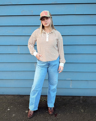 Angus Long Sleeve Henley