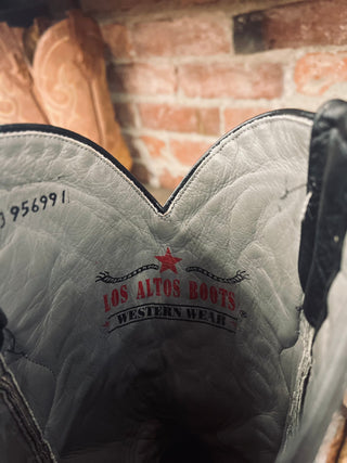 Vintage Los Altos Genuine Stingray Cowboy Boots M Sz 8.5 / W Sz 10
