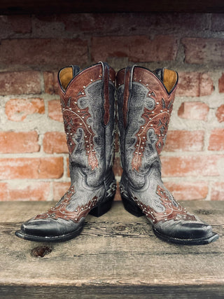 Vintage Cowboy Pro Cowboy Boots W Sz 7 wide