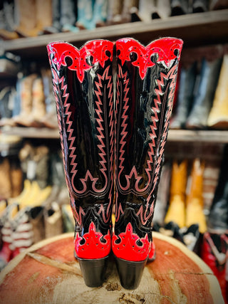 Vintage Liberty Boot Co Handmade Cowboy Boots W Sz 9