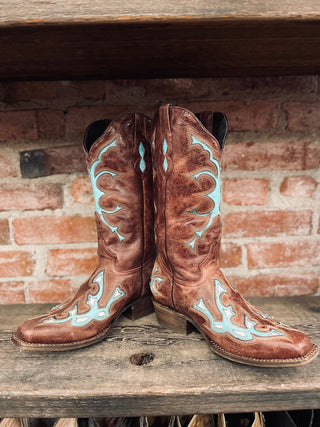 Vintage Pecos Bill Cowboy Boots M Sz 11