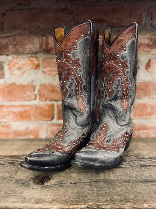 Vintage Cowboy Pro Cowboy Boots W Sz 7 wide