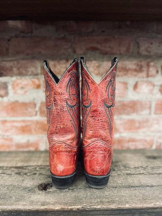 Vintage Justin Cowboy Boots W Sz 8