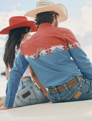 Wrangler Checotah Dress Western Long Sleeve Shirt