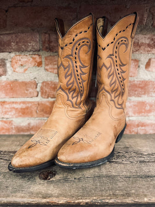 Vintage Tony Lama Cowboy Boots M Sz 11