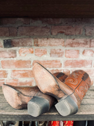 Vintage Rudel Cowboy Boots W Sz 7