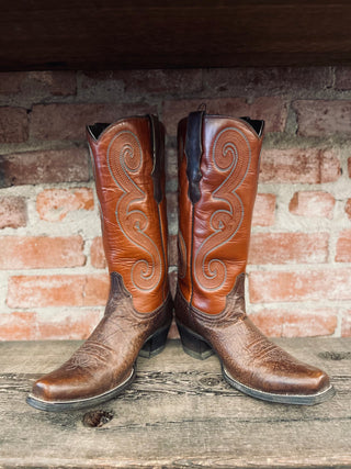 Vintage Rudel Cowboy Boots W Sz 7