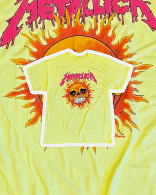 Metallica Fire Sun Band T-Shirt