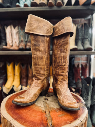Vintage Charlie Horse Cowboy Boots W Sz 9.5