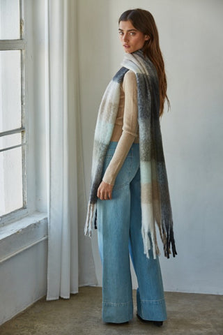 Stay Cozy Oversized Fringe Scarf