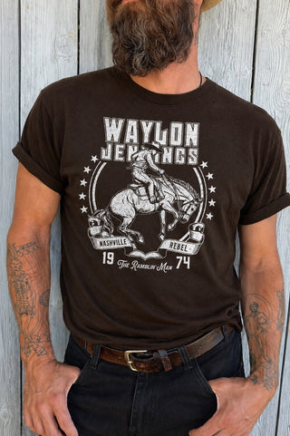 Waylon Jennings The Ramblin Man 1974 T-Shirt