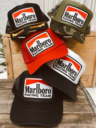 Marlboro Racing Team Patch Trucker Hat