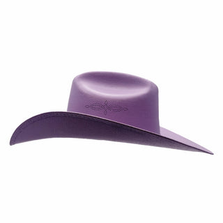 Pioneer Western Canvas Cotton Cowboy Hat Lilac