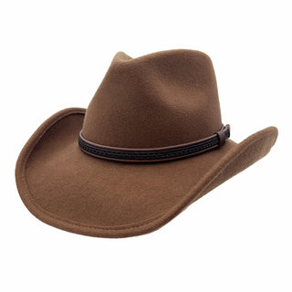 Showdown Felt Cowboy Hat Brown