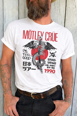 Motley Crue 1990 Japan Tour T-Shirt
