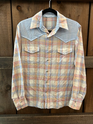 Vintage Men’s Snap Up Shirt S