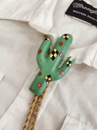 Cactus Bolo Tie